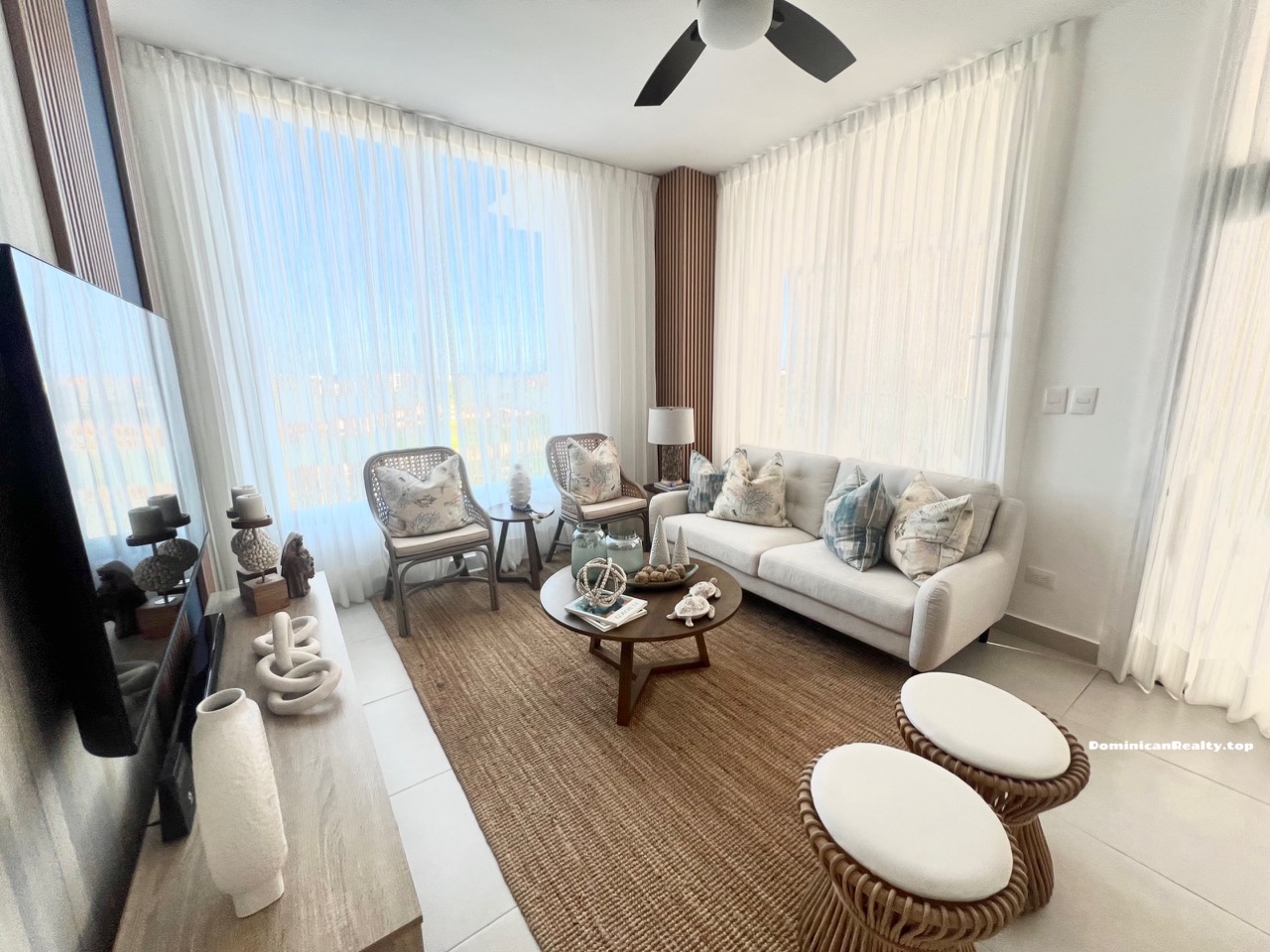 Новые апартаменты в Доминикане: 2 спальни, sea view, Cap Cana — аренда