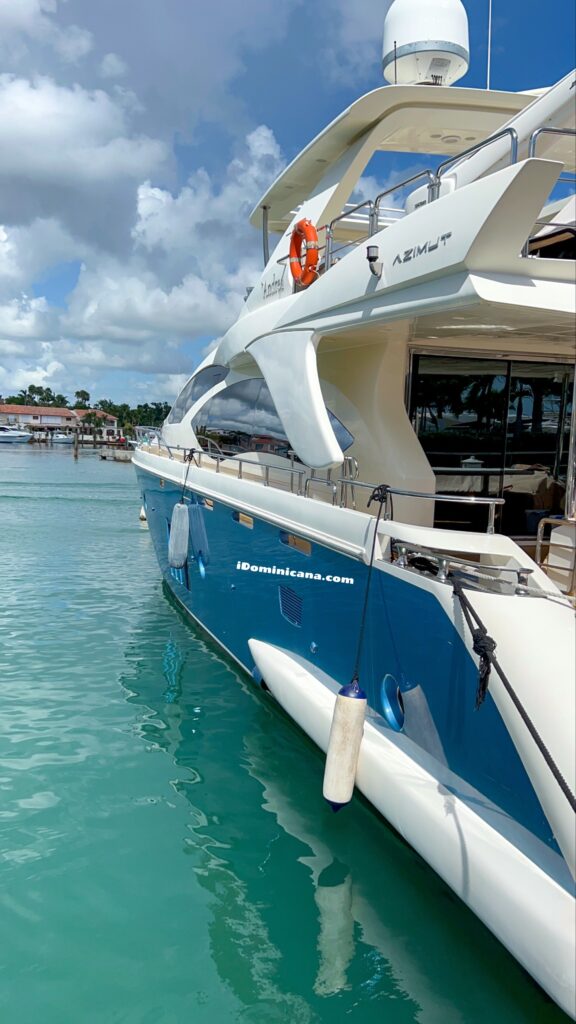 Яхта Azimut 82 ft (аренда в Доминикане) - Карибское море, остров Саона