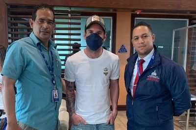 Известный футболист Лионель Месси отдыхает в Доминикане