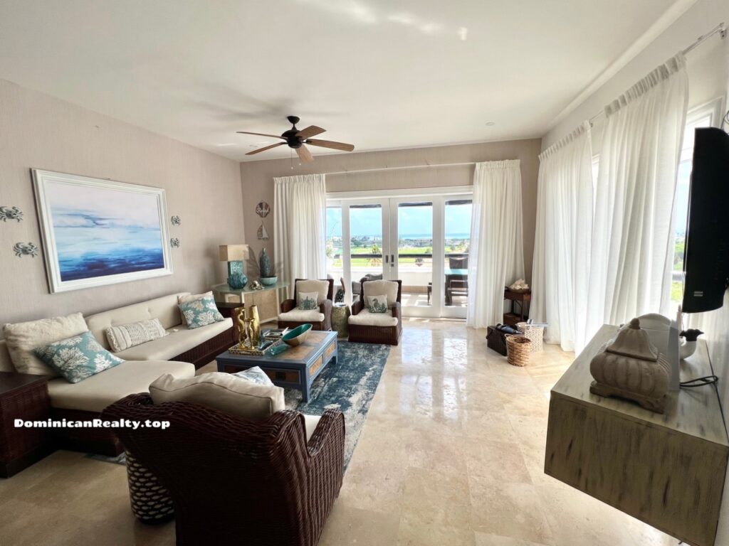 Апартаменты в Cap Cana: 2 спальни + гостиная, Golden Bear -