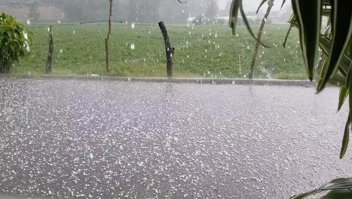 В Доминикане выпал град